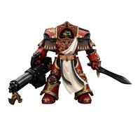 JOYTOY Warhammer 40k Blood Angels, 1/18 Escadron de Paladins Crimson Blood Angels avec Canon d'Assaut Iliastus, Figurine d'Action Paladin Crimson, Modèle de Collection
