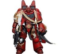 JOYTOY Warhammer 40k Blood Angels, Figurine d'action de 1/18 Blood Angels Captain avec pack de saut, modèle à collectionner