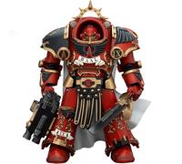 JOYTOY Warhammer 40k Blood Angels, Figurine d'action de 1/18ème du Praetor de la Légion Blood Angels en Armure Terminator de Tartaros, Modèle de Collection