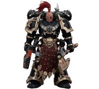 JOYTOY Warhammer 40k Chaos Space Marines, Chaos Space Marines Black Legion Chosen with Plasma Pistol and Power Axe 1/18 Action Figurine