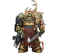 JOYTOY Warhammer 40K Death Guard Blightlord Terminator 3 avec Combi-Bolter et Bubotic Blade 1/18 Figurine d'action