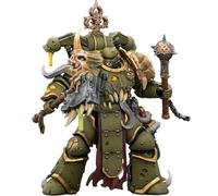 JOYTOY Warhammer 40k Death Guard Plague Marine avec hache bubotique et couteau à peste 1/18 Figurine d'action à collectionner et à afficher