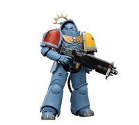 JOYTOY Warhammer 40K Figurine d'action 1/18 édition Space Wolves Intercesseur lourd avec fusil à boulon lourd et pistolet à boulon