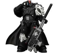 JOYTOY Warhammer 40k Heresie d'Horus, Raven Guard Mor Deythan Shade avec fusil à impulsions Nemesis 1/18 Figurine d'action modèle à collectionner et à exposer