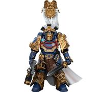 JOYTOY Warhammer 40k Horus Heresy Ultramarines Legion Praetor avec Épée de Pouvoir et Serpenta Volkite, Figurine d'Action 1/18