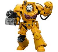 JOYTOY Warhammer 40K Imperial Fists Terminator 2 with Power Fist and Storm Bolter 1/18 Action Figurine, collection et affichage Modèle