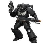 JOYTOY Warhammer 40k Iron Hands Figurine d'action 1/18 mains de fer intercesseur avec fusil à boulon, pistolet à boulon et épée à chaîne, cadeaux de collection, jouets pour enfants de 15 ans et plus