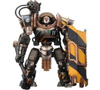 JOYTOY Warhammer 40K Iron Warriors Iron Circle Domitar-Ferrum Class Battle Automata with Karceri Battle Shield and Graviton Crusher 1/18 Action Figurine