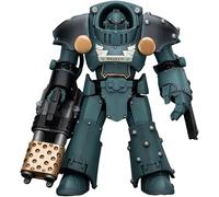 JOYTOY Warhammer 40k La Heresie d'Horus Fils de Horus Tartaros Terminator Squad Terminator avec Lance-flammes Lourd et Chainfist Figurine d'Action à Collectionner à l'Echelle 1/18