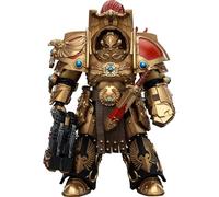 JOYTOY Warhammer 40k Legio Custodes Aquilon Terminator Squad Aquilon with Twin-Linked Adrathic Destructor 1/18 Figurine d'action