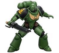 JOYTOY Warhammer 40k Salamanders Intercessor Figurine d'action 1/18 | Salamanders Intercessor, Bolt Rifle, Bolt Pistol et Chainsword, cadeaux de collection, pour enfants de 15 ans et plus et