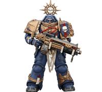JOYTOY Warhammer 40K Space Marine 2, Ultramarines Heavy Relic Primus Armor with Heavy Relic Bolt Rifle 1/18 Action Figurine