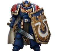 JOYTOY Warhammer 40k Space Marine 2, Ultramarines Victrix Honour Guard avec bouclier d'orage et épée de puissance, figurine d'action 1/18 à collectionner et à exposer