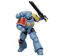 JOYTOY Warhammer 40k Space Wolves Figurine d'action Space Wolves Intercesseur avec fusil à boulon, pistolet à boulon et épée à chaîne, cadeaux de collection, jouets pour enfants de 15 ans et plus et