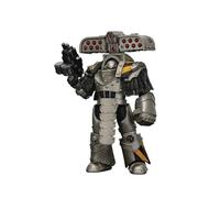 JOYTOY - Warhammer 40K : The Horus Heresy - Iron Warriors : Tyrant Siege Master Terminator avec lanceur de fusée Figurine d'action 1/18