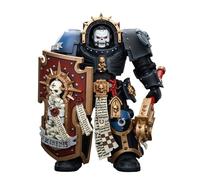 JOYTOY Warhammer 40k Ultramarines Chaplain in Terminator Armour 1/18 Figurine d'action à collectionner et à afficher