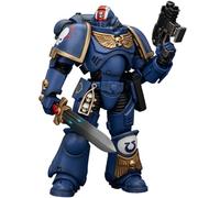 JOYTOY Warhammer 40k Ultramarines Heroes of The Chapter Primaris Lieutenant Erastus 1/18 Figurine à collectionner et à afficher