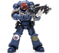 JOYTOY Warhammer 40k Ultramarines Héros du Chapitre Frère Vétéran Sergent Castor 1/18 Figurine d'Action à Collectionner et à Exposer