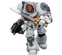 JOYTOY Warhammer 40K White Scars Terminator 1 with Power Sword and Storm Bolter 1/18 Action Figurine, collection et affichage Modèle