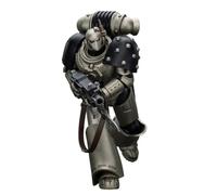 JOYTOY Warhammer Big Inverted Horus Figurine d'action Iron Warriors MKVI Tactical Sargant (épée puissante et pistolet plasma) Échelle 1/18