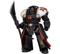 JOYTOY White Scars Ebon Keshig Terminator 2 Warhammer 40K 1/18 Figurines d'action White Scars Ebon Keshig Terminator 2 avec Power Glaive Modèle de collection 13 cm Précommande en janvier