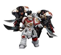 JOYTOY White Scars Warhammer 40K 1/18 Figurines d'action White Scars Legion Praetor Ebon Keshig Terminator 3 pièces Modèle de collection Précommande en janvier