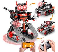 JOYTREKY Technic Robot Telecommande Garcon, 3-en-1 Technik RC Cadeaux Agés de 6 7 8 9 10 11 12 13 14 15 16 Ans Roboticset avec App Télécommande Robot
