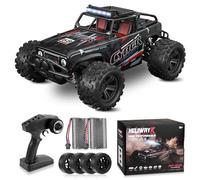 JOYTREKY Voiture Télécommandée - 1:18 Scales High Speed 40KM/H Voiture Rc 4WD Off Road RC Truck 2 Batteries 2.4GHz Tout Terrain Jouet Rechargeable Voitures pour Adultes Garçons Enfants - Vert