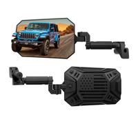 JOYTUTUS Mirrors Doors Off Compatible with 2024 2025 Wrangler JL Gladiator JT, Wrangler JL Side Mirrors with Doors Off Wider View No Vibrate & Wobble (NOT FIT 1986-2023 Wrangler Gladiator)