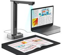 JOYUSING Scanner de Livres et de Documents 16 MP, Technologie d'aplatissement et de desserrage Automatique, Capture A3, A4, OCR, Convertir en PDF/Word/Txt/Excel sur Windows et PDF sur Mac