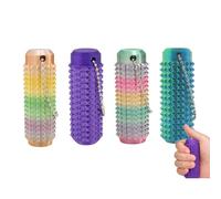 JOYVOVO 4X Fidget Jouet Porte-Clés, Pendentif, Sensoriels Porte-Clés Portable pour Soulager L'Anxiété et Soulager La Douleur, Fidget Keychain Stress TDAH Porte-Clés de Massage à Rouleau Apaisant