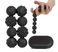 JOYVOVO 8 Pierres Sensorielles Anti Stress en Silicone, Boule De DéCompression par Attraction MagnéTique, Balle Anti-Stress pour Adultes et Enfants, Fidget Toys Anti Stress pour TDAH, Autisme