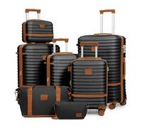 Joyway 7 PCS Set de Valises, Valise Trolley de Voyage, Bagages Cabine Ultra-Légère, roulettes à 360°, Verrou TSA et Intérieur Compartimenté, Inclus 1 Sac à Bandoulière et 1 Sac Imperméable