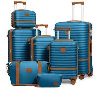 Joyway 7 PCS Set de Valises, Valise Trolley de Voyage, Bagages Cabine Ultra-Légère, roulettes à 360°, Verrou TSA et Intérieur Compartimenté, Inclus 1 Sac à Bandoulière et 1 Sac Imperméable