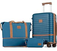 Joyway Set de Valise Voyage, Bagages ABS Set de Cabine, Valise Trolley Extensibles - 20 Pouces, roulettes à 360° et Verrou TSA Inclus 1 Sac et 1 Sac à Bandoulière
