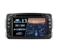 JOYX Android 10 Autoradio pour Benz ML W163/CLK W209/C-Class W203 /SLKW170/E-Klasse W210/A-Klasse W168 | Gratuite Caméra Canbus Microphone | 2G/32G | 7 Pouces 2 Din | Dab BT5.0 Volant Carplay 4G WiFi