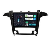 JOYX Android 10 Autoradio pour Ford S-Max (2007-2008)- [2G+32G] - GRATUITES Caméra arrière Canbus - 2 DIN - 9 Pouce 2.5D Écran - Soutien Dab Commande au Volant Bluetooth WLAN Carplay 4G Android Auto