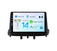 JOYX Android 12 IPS Autoradio pour Renault Megane 3 (2008-2014) - 4G+64G - Senza fili DSP/Carplay/Android Auto/GPS - LED Caméra + MIC - 2 Din 9 Pouce - Dab Volant AHD WLAN 4G 360-Caméra Fast-Boot BT