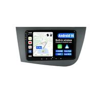 JOYX Android 12 IPS Autoradio pour Seat Leon MK2 (2005-2012) - 4G+64G - Senza fili DSP/Carplay/Android Auto - LED Caméra + MIC - 2 Din 9 Pouce -Dab Volant AHD WLAN 4G 360-Caméra Fast-Boot