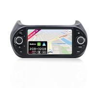 JOYX Android 13.0 Autoradio Compatible avec Fiat Fiorino/Qubo/Citroen Nemo/Peugeot Bipper - GPS 1 Din - Caméra arrière Canbus GRATUITES - 7" 2G+32G - Soutien Dab+ / 4G / WiFi/Bluetooth/Mirrorlink