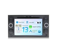 JOYX Android 13 Autoradio Pour Ford C-Max/Focus/Galaxy/S-Max/Transit/Mondeo - 4G+64G - Built-in DSP/Carplay/Android Auto - Caméra MIC GRATUITES -Soutien BT Dab Volant WLAN 4G 360-Cam Fast-boot - 2 Din