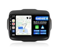JOYX Android 13 Autoradio pour Jeep Renegade (2015-2018) - [4G+64G] - Built-in DSP/Carplay/Android Auto - 2 Din 9 Pouce - LED Caméra MIC GRATUITES - Soutien Dab Volant BT WLAN 4G 360-Caméra Fast-Boot