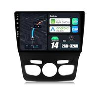 JOYX Android 14 Autoradio pour Citroen C4 C4L DS4 (2013-2017) Navigation - Built-in Carplay/Android Auto/GPS - Caméra GRATUITES - Dab Volant Bluetooth5.0 Dual Band WLAN 4G - 2 Din 10.1 Pouce - 2G+32G