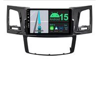 JOYX Android 16 IPS Autoradio Pour Toyota Fortuner Hilux Revo Vigo (2004-2014) - 2G+64G - Sans fil Carplay + Android Auto - Caméra GRATUITES - 2 Din 9 Pouce - Dab Volant WLAN 4G Fast-boot Split-Screen
