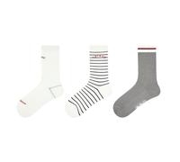 Joyxien Lot de 3 paires de chaussettes fines et fraîches absorbantes de transpiration pour femme - Respirantes et durables, R8969 Collège gris, Taille unique