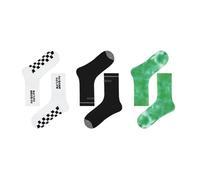 Joyxien Lot de 3 paires de chaussettes Joker confortables et respirantes pour homme - Noir et blanc - Couleur unie - Absorbant la transpiration, Gallo the Greenery, One Size