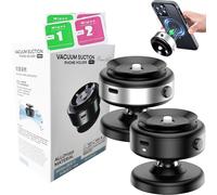 Joyye 360 Rotatable Car Magnetic Phone Holder, 360° Rotation Sucker Magnetic Phone Holder, Joyye 360 Degree Rotatable Car Magnet, for All Smartphones (Black*Silver)