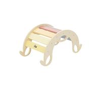 Joyz Arche d'Escalade pour Enfants, Multicolore, Bascule en Bois, 74x41x38,5 cm, Échelle