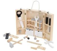 Joyz Boîte à Outils pour Enfants avec 8 Outils, Mallette en Bois, Jouet Montessori 1 An +, Braun G