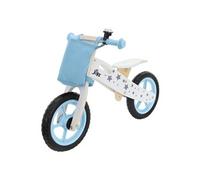 Joyz Mini-Draisienne en Bois, Vélo d'Equilibre Bleu, Vélo d'Apprentissage Enfants +2 Ans,